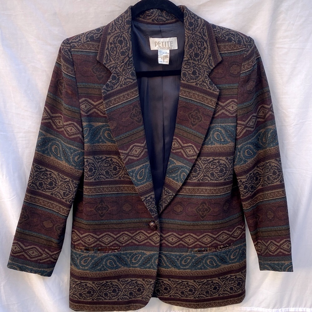Petite Sophisticated Vintage Blazer